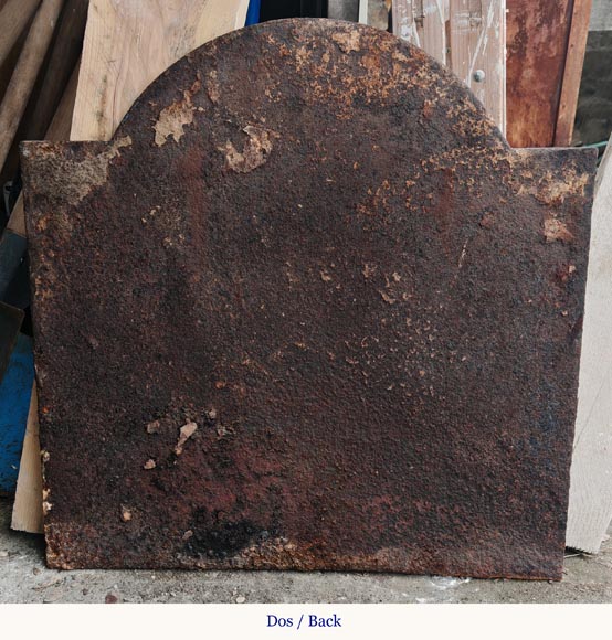 Plaque de cheminée de style Louis XV avec représentation d'Apollon Plaque de cheminée de style Louis XV avec représentation d'Apollon-6