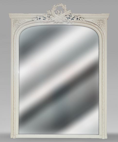 Trumeau de style Louis XVI au carquois et torche Trumeau de style Louis XVI au carquois et torche-0