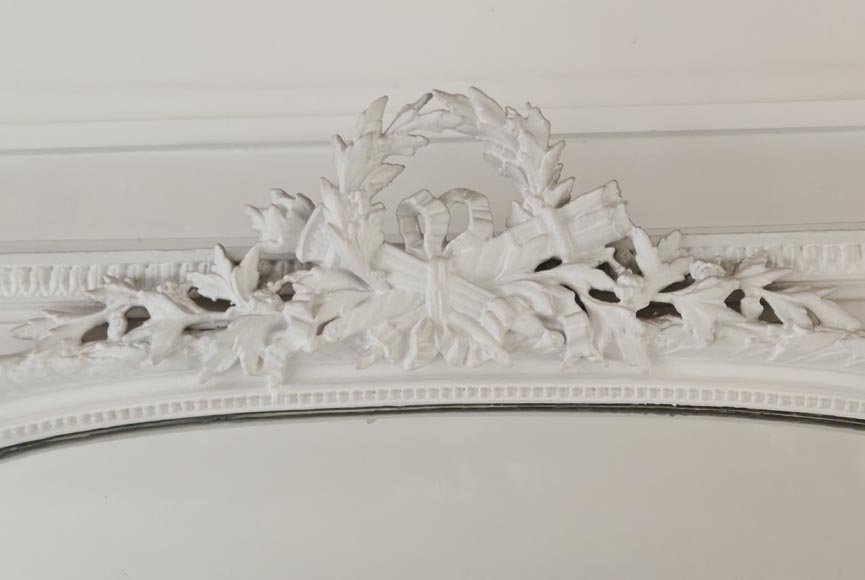 Trumeau de style Louis XVI surmonté d'un carquois et d'une torche Trumeau de style Louis XVI surmonté d'un carquois et d'une torche-1