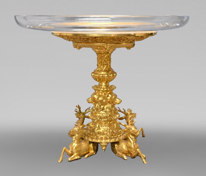 THOMIRE & Cie, Surtout de table sur le thème de la chasse, avant 1853 THOMIRE & Cie, Surtout de table sur le thème de la chasse, avant 1853-1