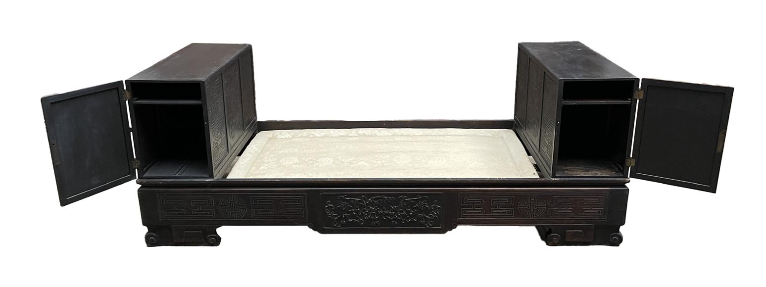 Banc-lit japonisant – Maison des Bambous Banc-lit japonisant – Maison des Bambous-2