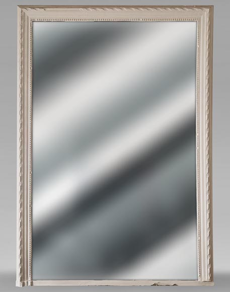 Trumeau de style Louis XVI décoré d'un perlé Trumeau de style Louis XVI décoré d'un perlé-0