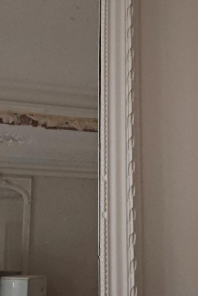 Trumeau de style Louis XVI décoré d'un perlé Trumeau de style Louis XVI décoré d'un perlé-3