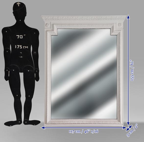 Trumeau de style Louis XVI décoré de palmettes Trumeau de style Louis XVI décoré de palmettes-4