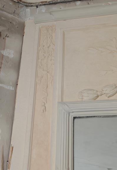 Trumeau de style Louis XVI à médaillon Trumeau de style Louis XVI à médaillon-4