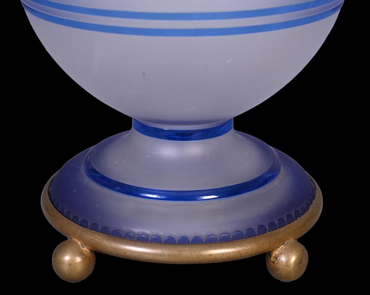 Jacques Louis KESSLER, Paire de vases gravés d’un décor néo-grec grâce au procédé « Kessler », milieu du XIXe siècle Jacques Louis KESSLER, Paire de vases gravés d’un décor néo-grec grâce au procédé « Kessler », milieu du XIXe siècle-7