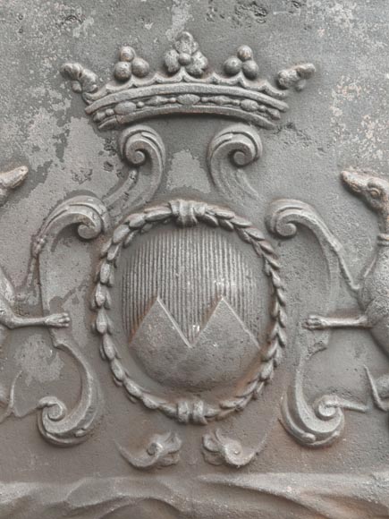 Plaque de cheminée aux levriers, 1774 Plaque de cheminée aux levriers, 1774-1