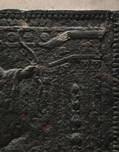 Plaque de cheminée à l'Appolon du Belvédère Plaque de cheminée à l'Appolon du Belvédère-4