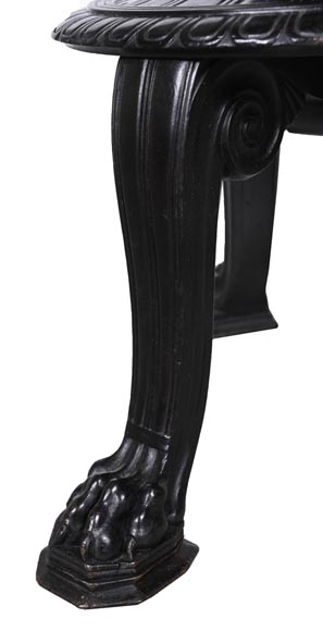 Julien-Nicolas RIVART, guéridon de style Napoléon III – Marqueterie florale sur plateau en marbre Julien-Nicolas RIVART, guéridon de style Napoléon III – Marqueterie florale sur plateau en marbre-10