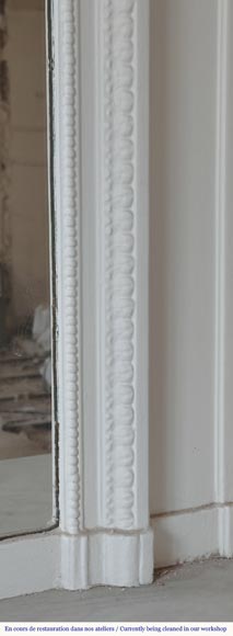 Trumeau de style Louis XVI décoré d'une couronne de laurier Trumeau de style Louis XVI décoré d'une couronne de laurier-4