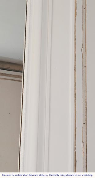 Trumeau de style Louis XVI orné de guirlande de fleur Trumeau de style Louis XVI orné de guirlande de fleur-4