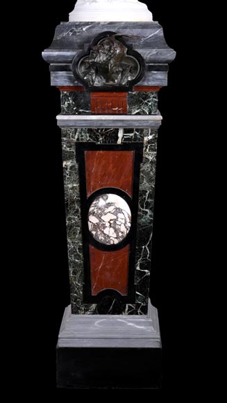 Ensemble unique : statue de Marguerite d'Emile André BOISSEAU sur son riche piédestal Méphistophélès, après le Salon des artistes français de 1872 Ensemble unique : statue de Marguerite d'Emile André BOISSEAU sur son riche piédestal Méphistophélès, après le Salon des artistes français de 1872-11