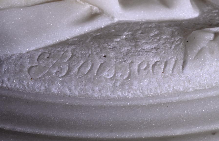 Ensemble unique : statue de Marguerite d'Emile André BOISSEAU sur son riche piédestal Méphistophélès, après le Salon des artistes français de 1872 Ensemble unique : statue de Marguerite d'Emile André BOISSEAU sur son riche piédestal Méphistophélès, après le Salon des artistes français de 1872-16