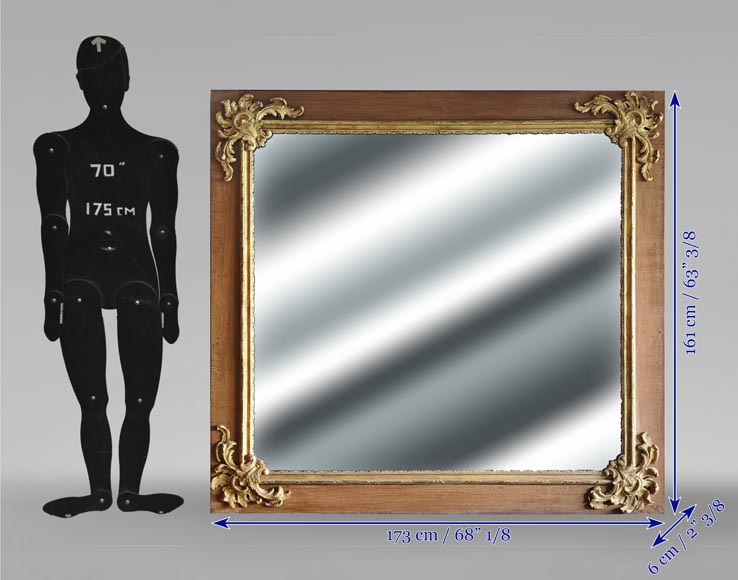 Trumeau moderne de style Napoléon III au palmet doré Trumeau moderne de style Napoléon III au palmet doré-5