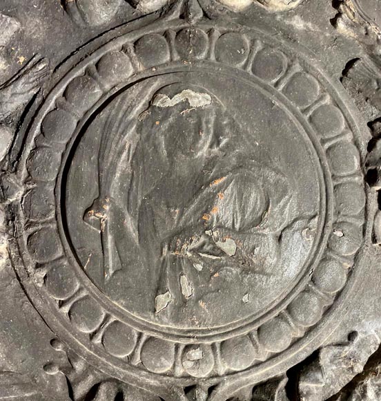 Victor BALTARD, Médaillon du Pavillon au blé et à la farine des Halles de Paris, vers 1860 Victor BALTARD, Médaillon du Pavillon au blé et à la farine des Halles de Paris, vers 1860-1