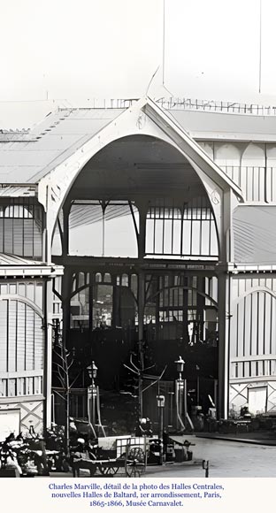 Victor BALTARD, Médaillon du Pavillon au blé et à la farine des Halles de Paris, vers 1860 Victor BALTARD, Médaillon du Pavillon au blé et à la farine des Halles de Paris, vers 1860-6