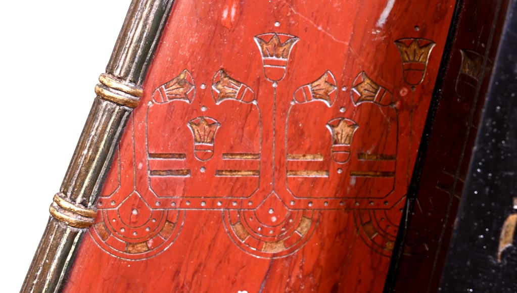 Emile Hébert et Georges Servant, Pendule de style Égyptomanie, XIXe siècle Emile Hébert et Georges Servant, Pendule de style Égyptomanie, XIXe siècle-15