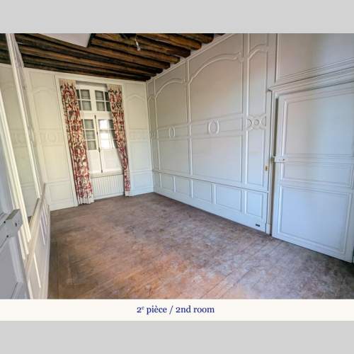 Boiserie Ancienne en Chêne et Sapin Résineux – Composée de Deux Pièces