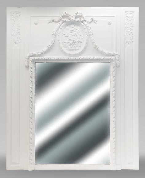 Trumeau de style Louis XVI à la scène mythologique Trumeau de style Louis XVI à la scène mythologique-0