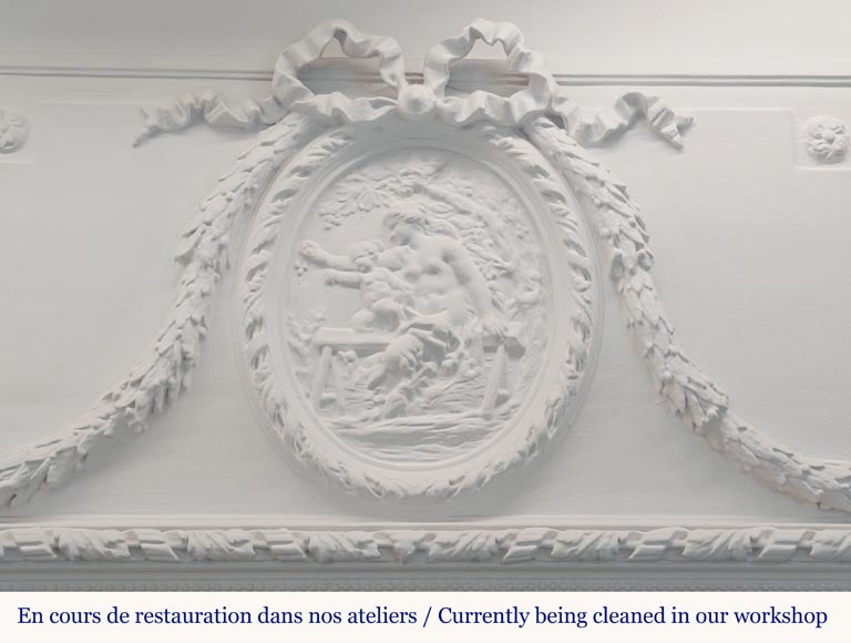 Trumeau de style Louis XVI à la scène mythologique Trumeau de style Louis XVI à la scène mythologique-1