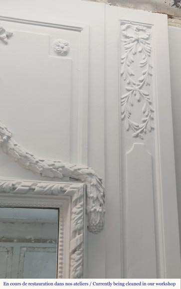 Trumeau de style Louis XVI à la scène mythologique Trumeau de style Louis XVI à la scène mythologique-2