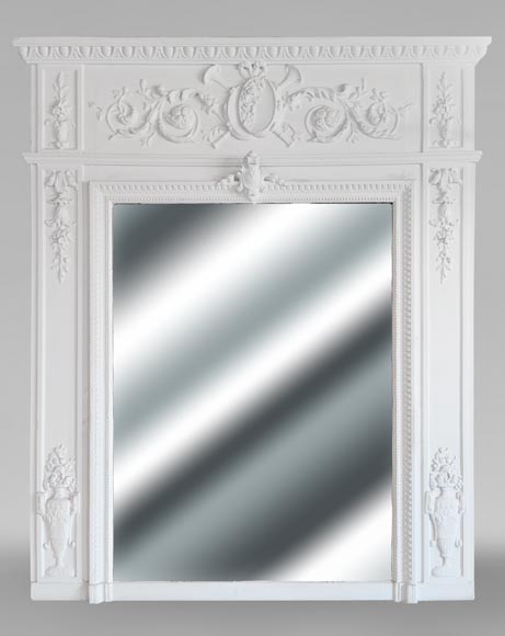 Trumeau de style Louis XVI aux instruments de musique Trumeau de style Louis XVI aux instruments de musique-0