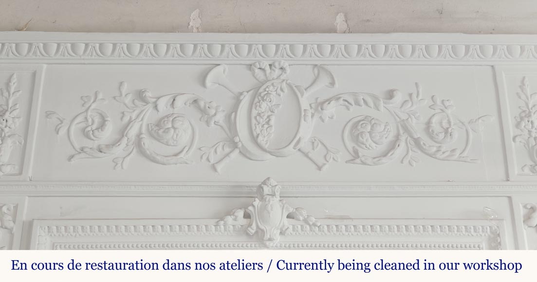 Trumeau de style Louis XVI aux instruments de musique Trumeau de style Louis XVI aux instruments de musique-1