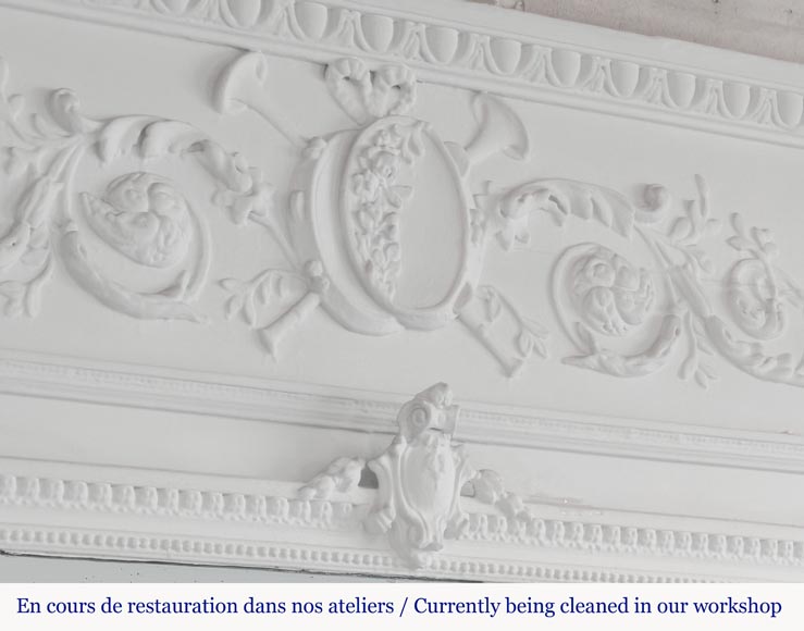 Trumeau de style Louis XVI aux instruments de musique Trumeau de style Louis XVI aux instruments de musique-2