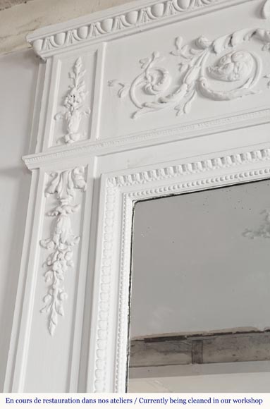 Trumeau de style Louis XVI aux instruments de musique Trumeau de style Louis XVI aux instruments de musique-6