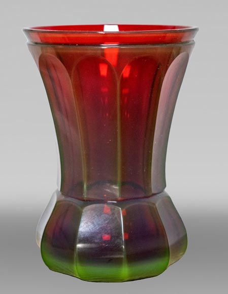 Friedrich EGERMANN, Vase en verre lithyalin (entre 1832 et 1864) Friedrich EGERMANN, Vase en verre lithyalin (entre 1832 et 1864)-0