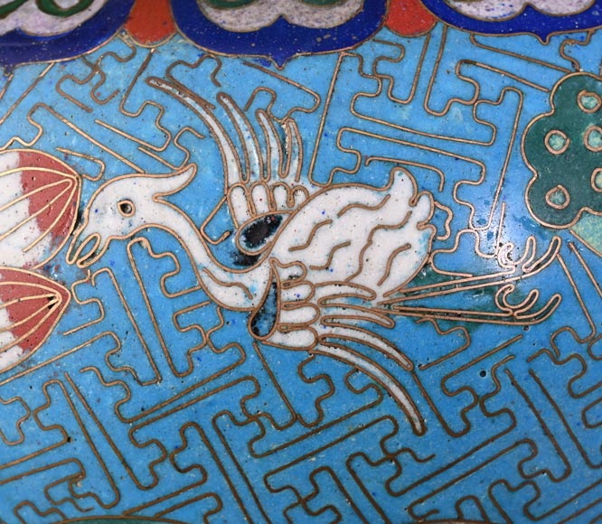 Cache-pot, bronze et cloisonnés, attribué à l’Escalier de cristal Cache-pot, bronze et cloisonnés, attribué à l’Escalier de cristal-7