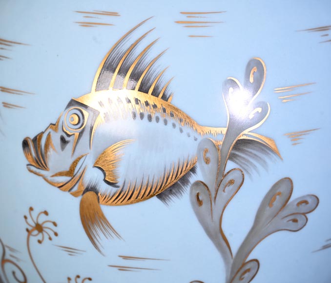 AU VASE ÉTRUSQUE – Vase en porcelaine à décor aquatique AU VASE ÉTRUSQUE – Vase en porcelaine à décor aquatique-5