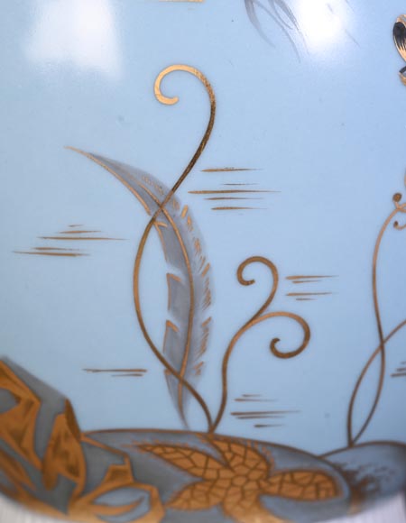 AU VASE ÉTRUSQUE – Vase en porcelaine à décor aquatique AU VASE ÉTRUSQUE – Vase en porcelaine à décor aquatique-7