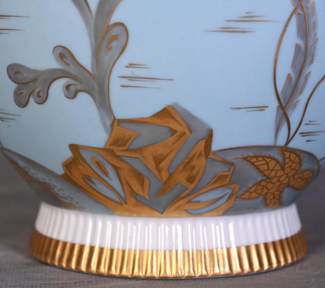 AU VASE ÉTRUSQUE – Vase en porcelaine à décor aquatique AU VASE ÉTRUSQUE – Vase en porcelaine à décor aquatique-8