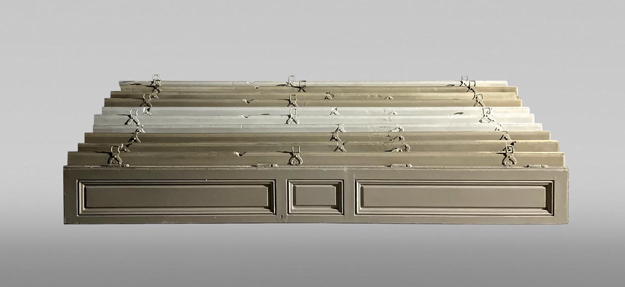 Ensemble de cinq paires de volets pliants d’intérieur en chêne Ensemble de cinq paires de volets pliants d’intérieur en chêne-3