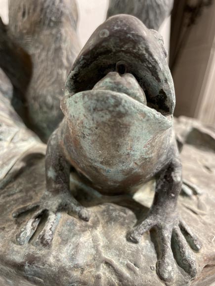 Statue de fontaine en bronze, Italie, XIXe siècle Satyre tenant des canards Statue de fontaine en bronze, Italie, XIXe siècle Satyre tenant des canards-9