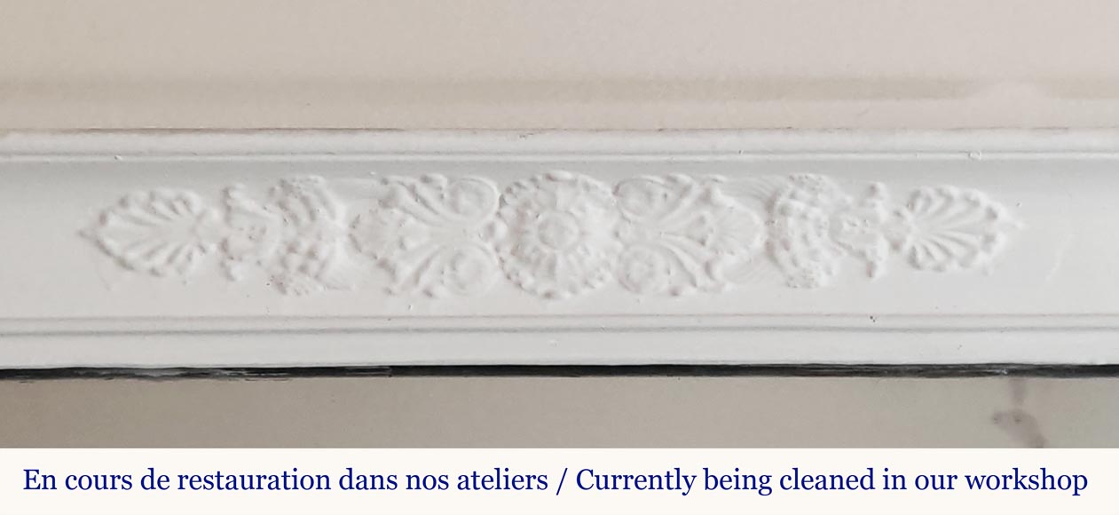 Trumeau d'époque restauration décoré de palmettes Trumeau d'époque restauration décoré de palmettes-1
