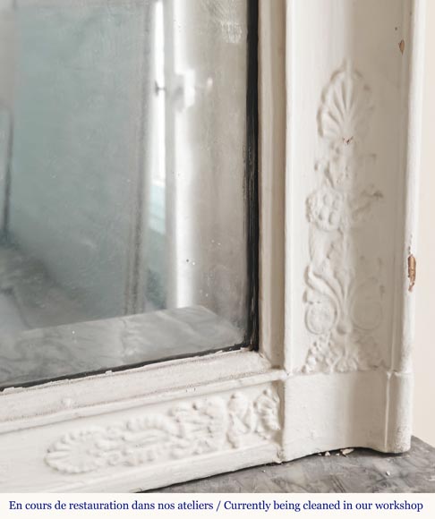 Trumeau d'époque restauration décoré de palmettes Trumeau d'époque restauration décoré de palmettes-3