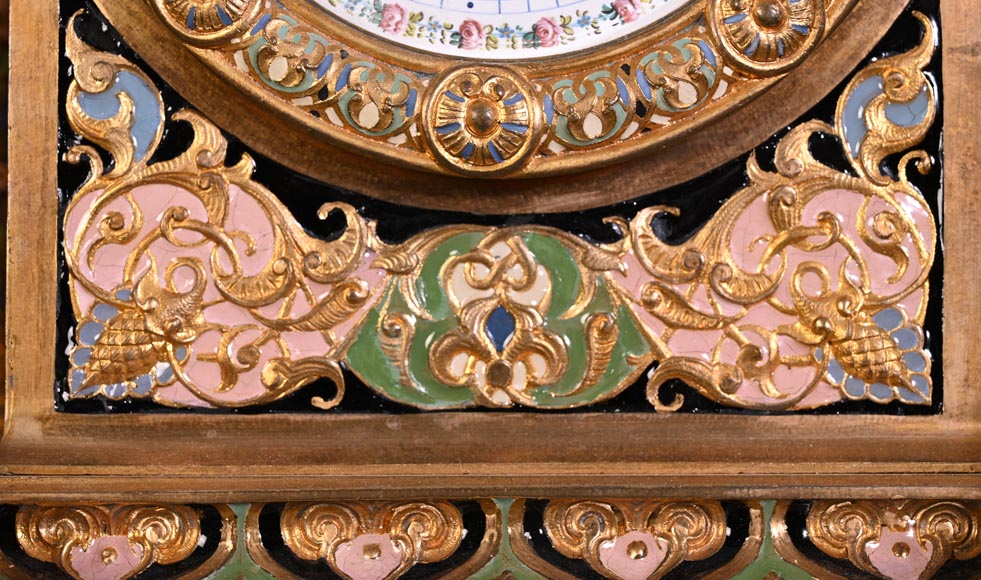 Charles Stanislas MATIFAT, pendule double-face et garnitures de style persan, 1851 Charles Stanislas MATIFAT, pendule double-face et garnitures de style persan, 1851-8