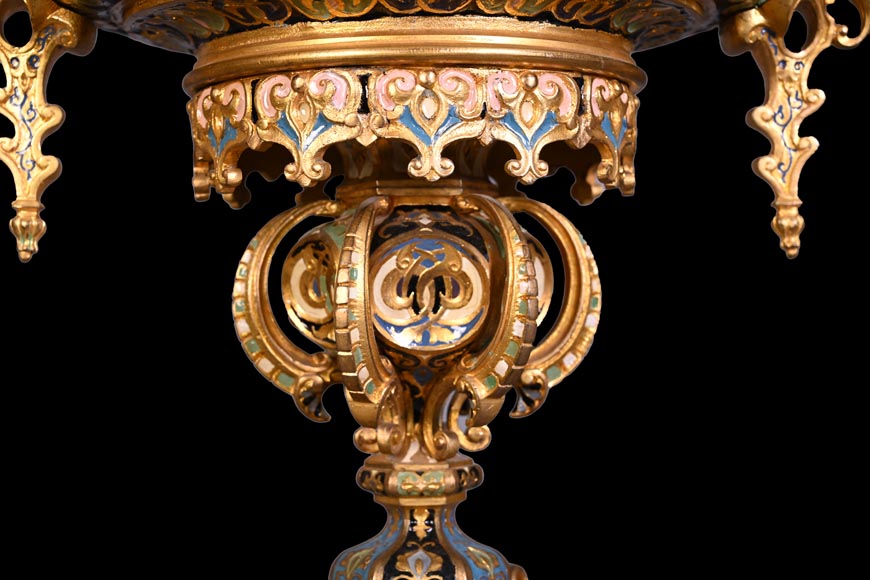 Charles Stanislas MATIFAT, pendule double-face et garnitures de style persan, 1851 Charles Stanislas MATIFAT, pendule double-face et garnitures de style persan, 1851-18