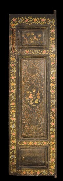 Art Qâdjâr, Ensemble de portes décorées d’importantes scènes de vie persane, fin XIXe siècle Art Qâdjâr, Ensemble de portes décorées d’importantes scènes de vie persane, fin XIXe siècle-9