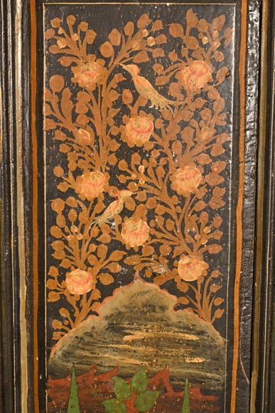 Art Qâdjâr, Ensemble de portes décorées d’importantes scènes de vie persane, fin XIXe siècle Art Qâdjâr, Ensemble de portes décorées d’importantes scènes de vie persane, fin XIXe siècle-18