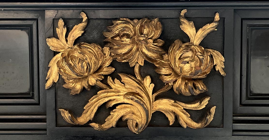 F. GERDERÈS – Billard japonisant en bois doré et sculpté F. GERDERÈS – Billard japonisant en bois doré et sculpté-4