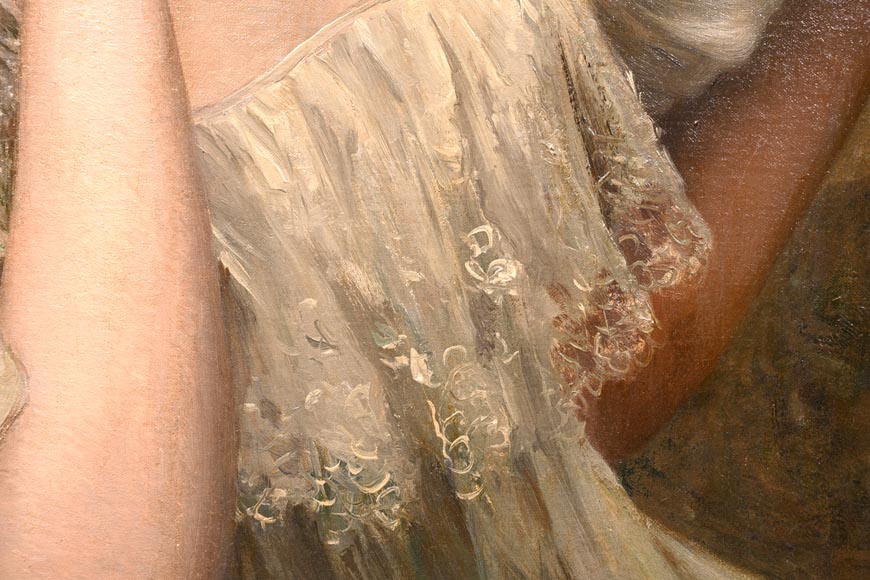 Portrait d'une jeune femme de Léopold Franz KOWALSKI Portrait d'une jeune femme de Léopold Franz KOWALSKI-4