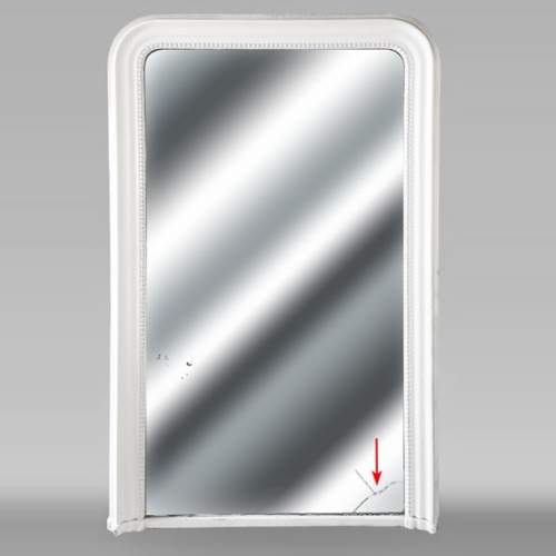 Trumeau perlé simple de style Louis XVI