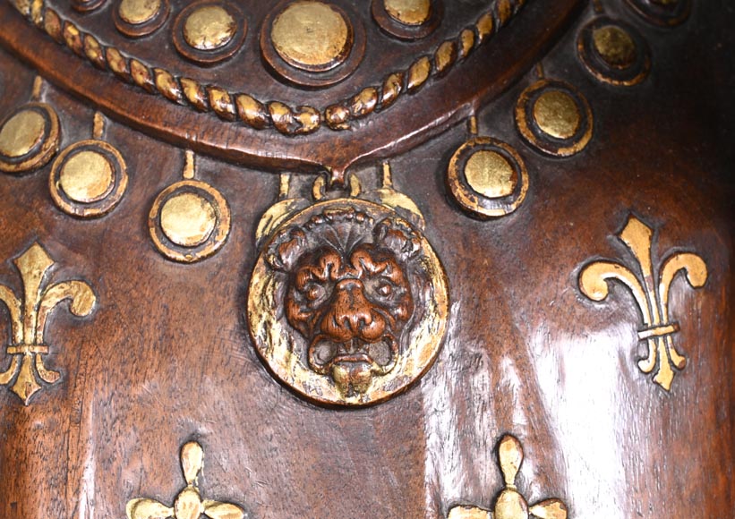 GUÉRET FRÈRES (ébénistes) et CARRIER-BELLEUSE (modèle de), Paire de porte-torchères « Pages », modèle de l’exposition universelle de 1867 GUÉRET FRÈRES (ébénistes) et CARRIER-BELLEUSE (modèle de), Paire de porte-torchères « Pages », modèle de l’exposition universelle de 1867-7