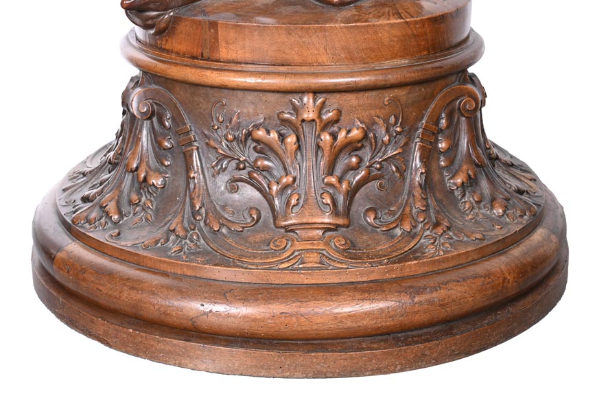 GUÉRET FRÈRES (ébénistes) et CARRIER-BELLEUSE (modèle de), Paire de porte-torchères « Pages », modèle de l’exposition universelle de 1867 GUÉRET FRÈRES (ébénistes) et CARRIER-BELLEUSE (modèle de), Paire de porte-torchères « Pages », modèle de l’exposition universelle de 1867-13