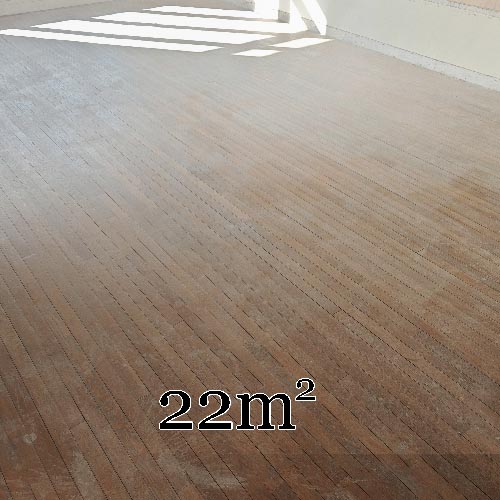 Lot 22m² de parquet linéaire en chêne