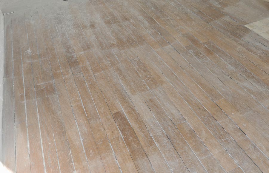 Lot de 25m² de parquet linéaire en chêne en 10cm Lot de 25m² de parquet linéaire en chêne en 10cm-1