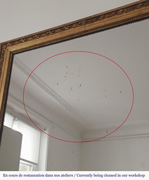 Trumeau doré de style Louis XVI à décor végétal Trumeau doré de style Louis XVI à décor végétal-5